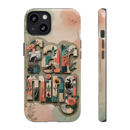 Farming Scrapbook Phone Case