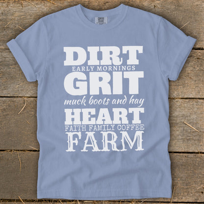 Dirt Grit Heart Farm Signature Tee