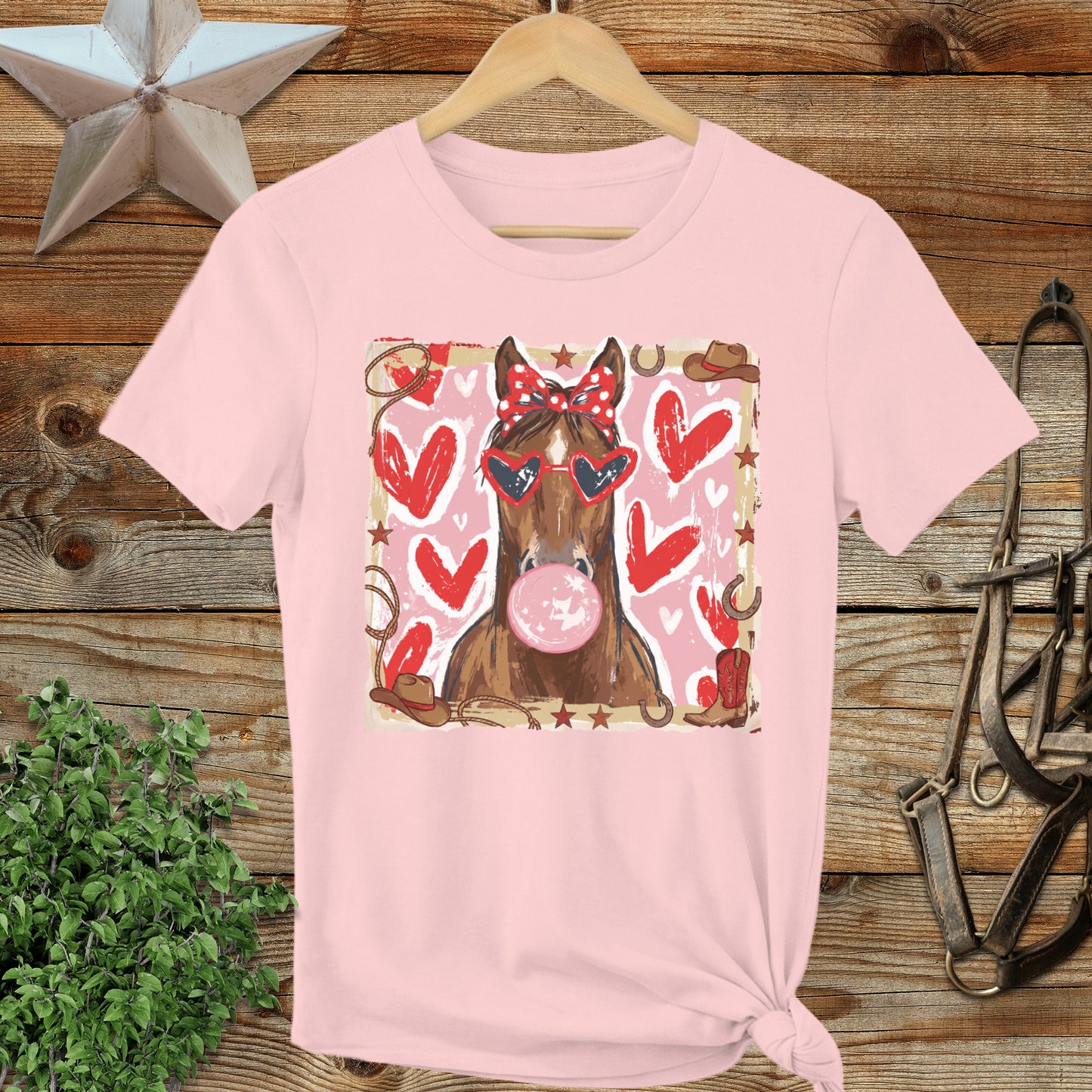 Whimsical Valentine - Horse Ladies Tee
