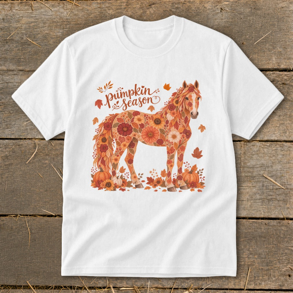 Fall Floral Horse Youth Tee
