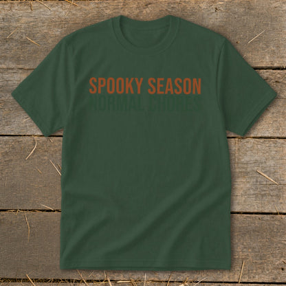 Spooky Season Normal Chores Youth Tee
