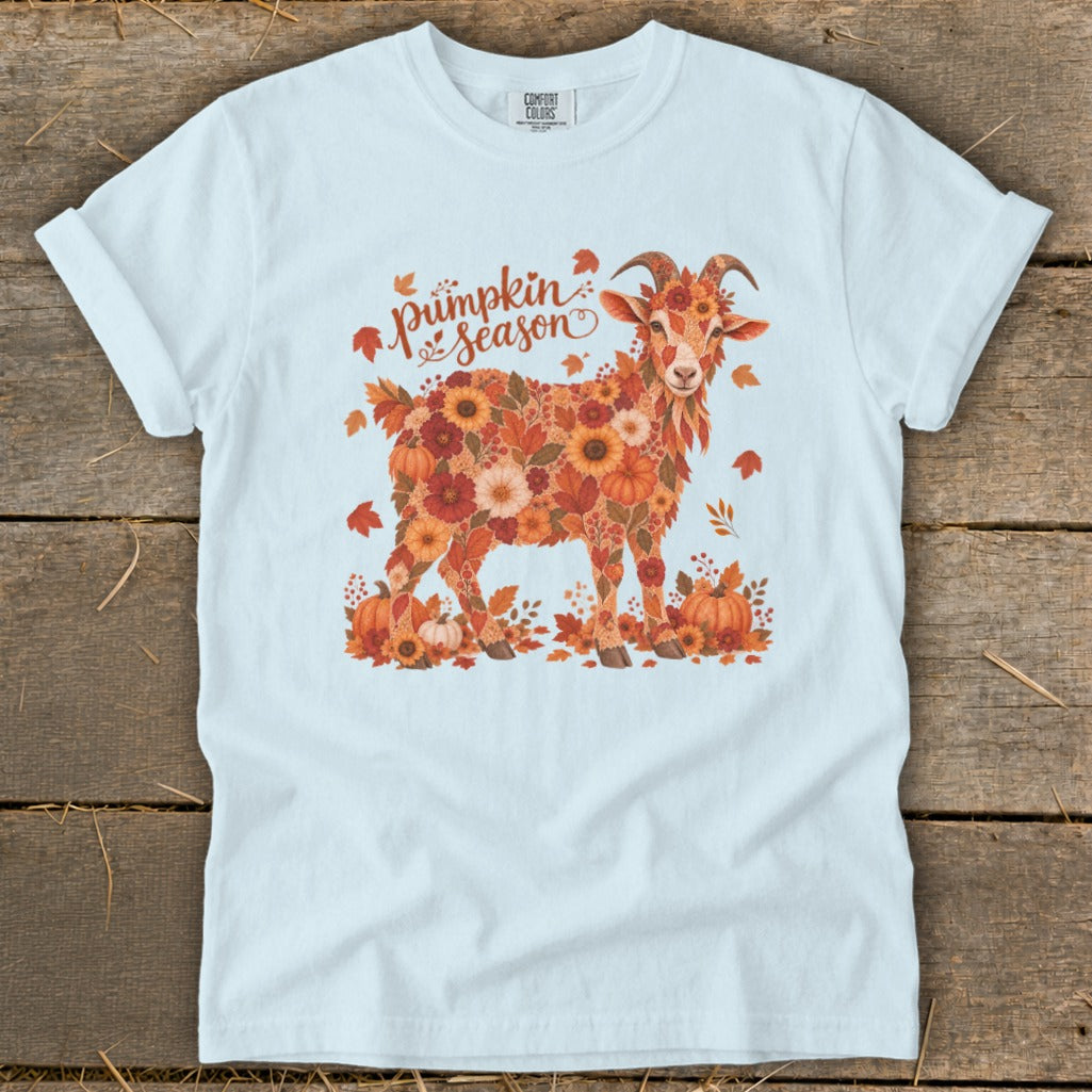 Fall Floral Goat Signature Tee
