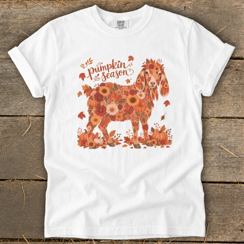 Fall Floral Nubian Goat Signature Tee