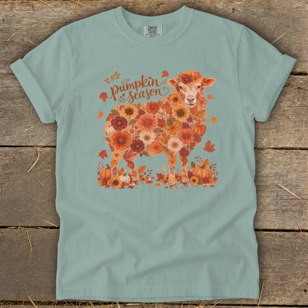 Fall Floral Sheep Signature Tee