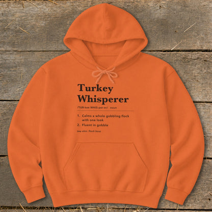 Turkey Whisperer Definition Hoodie