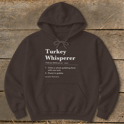 Turkey Whisperer Definition Hoodie