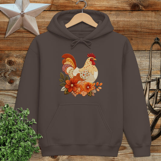 Rustic Farmhouse Rooster Hoodie Sweatshirt product type