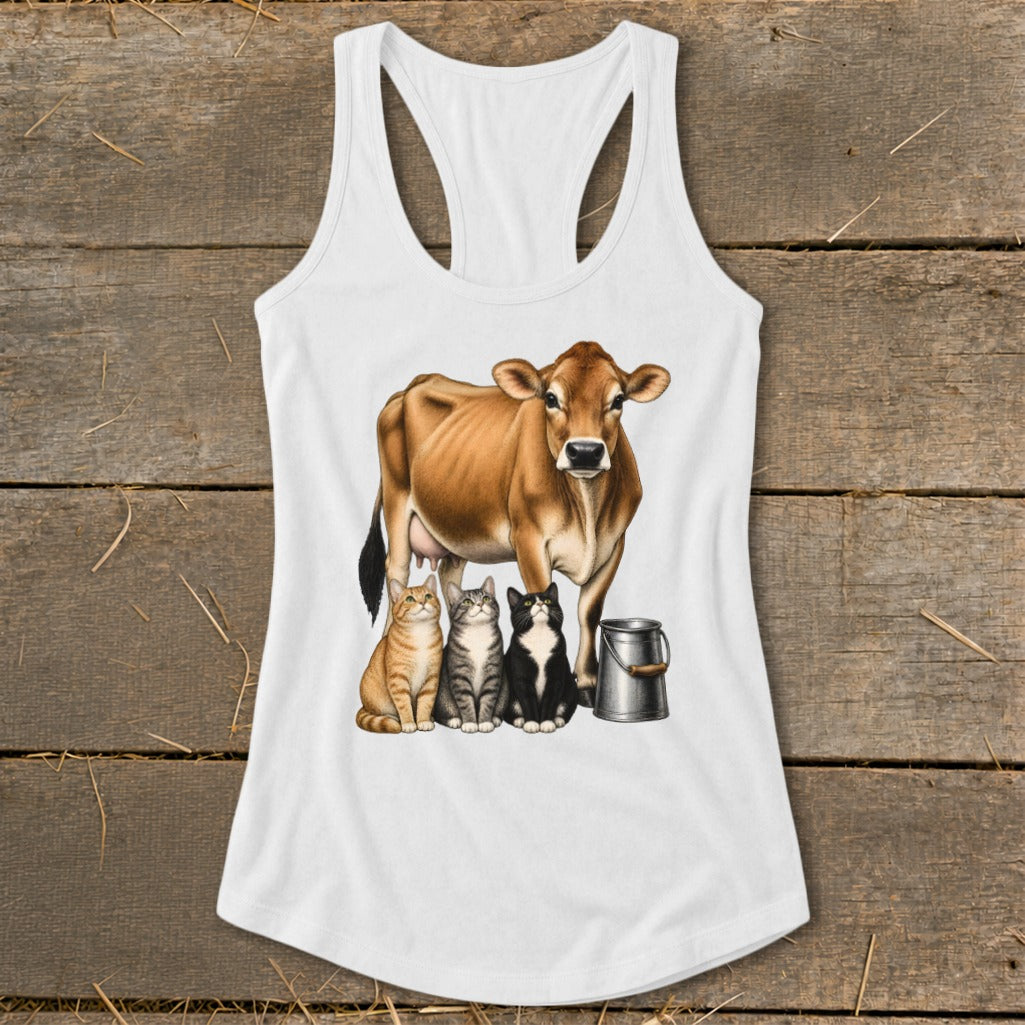 Milking Time Committee Racerback Tank