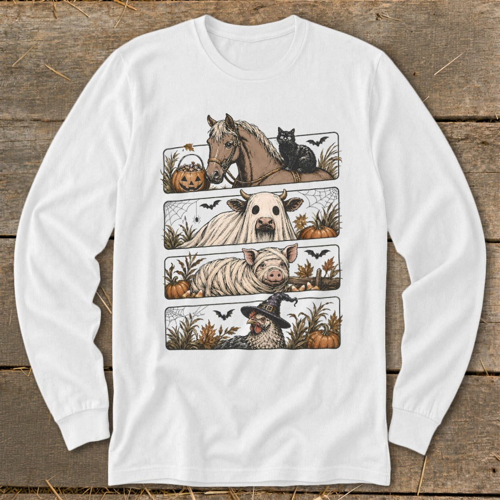 Barnyard Costume Party Long Sleeve Tee