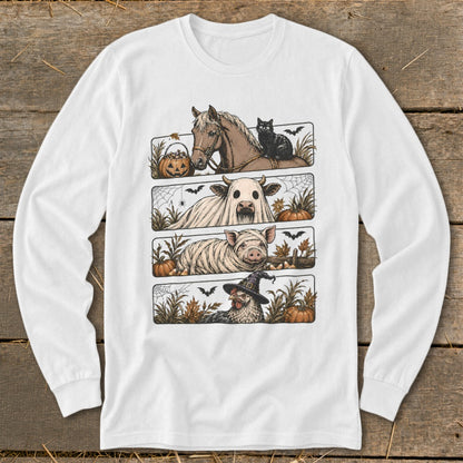 Barnyard Costume Party Long Sleeve Tee