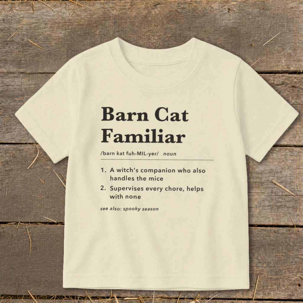 Barn Cat Familiar Definition Toddler Tee