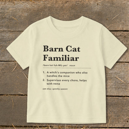 Barn Cat Familiar Definition Toddler Tee