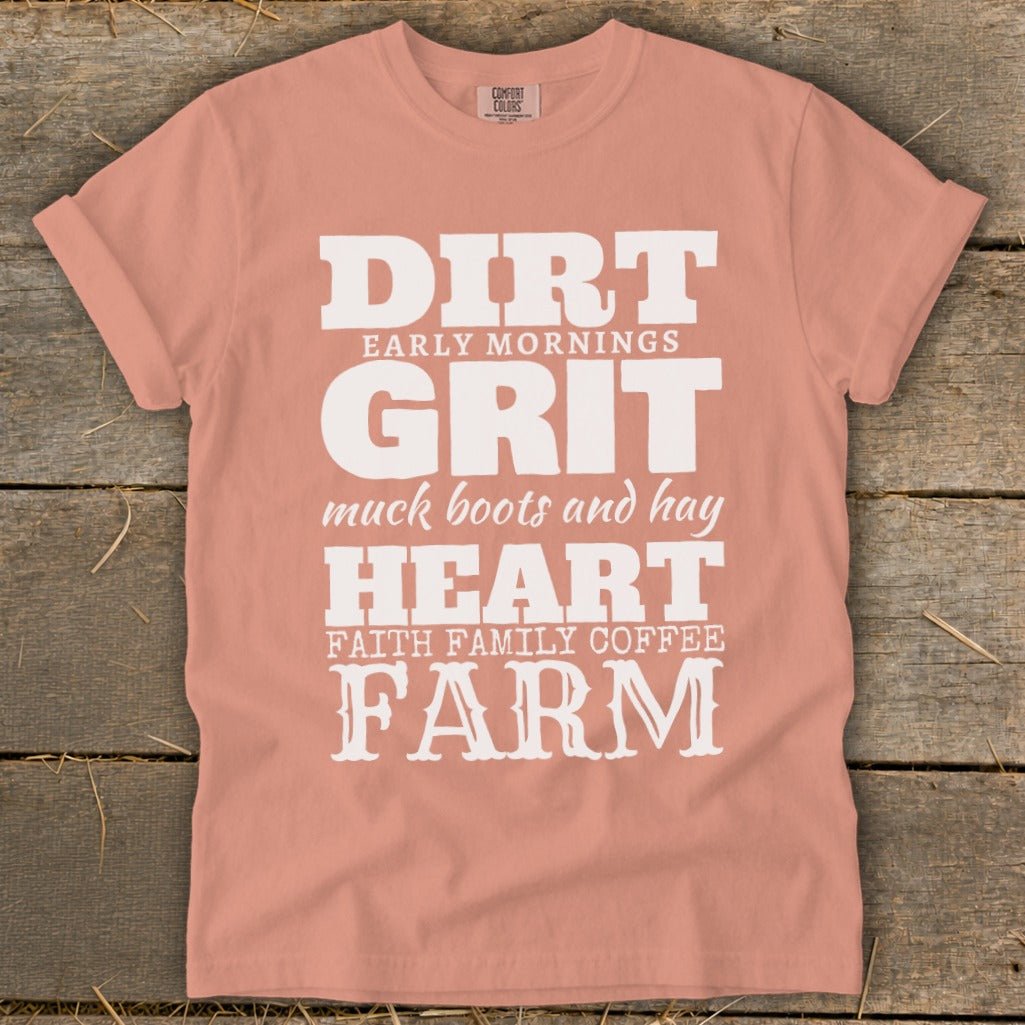 Dirt Grit Heart Farm Signature Tee