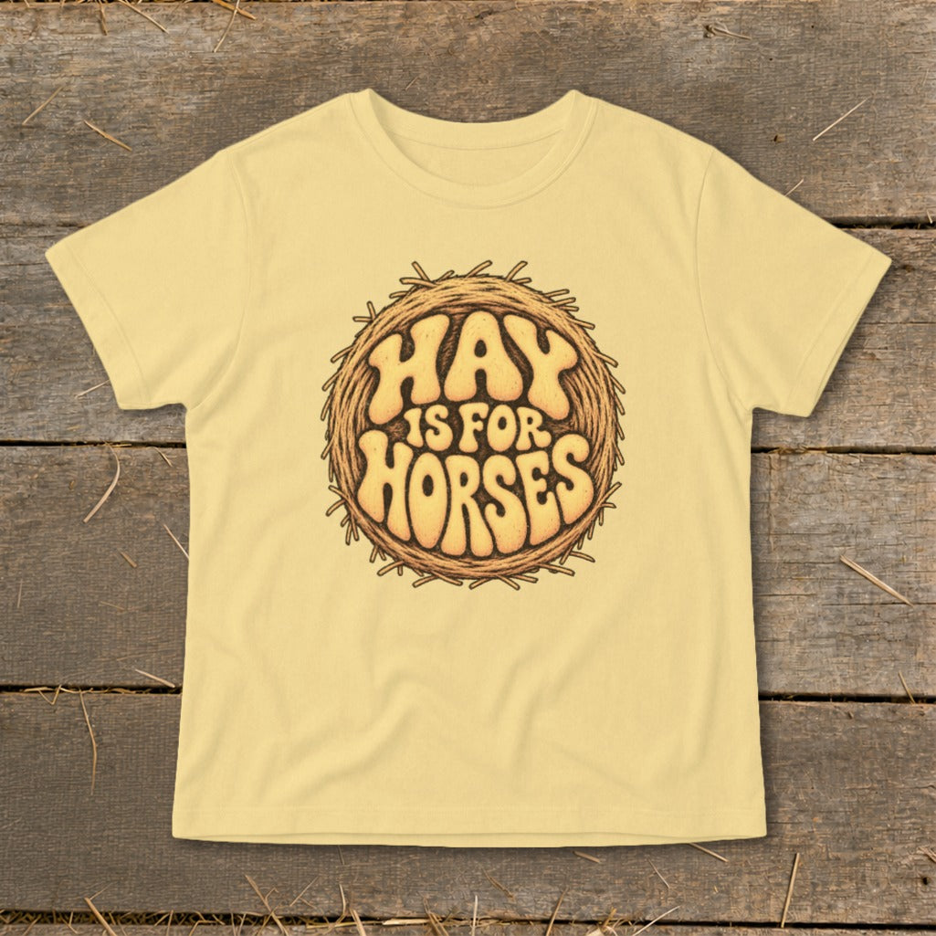 Hay Is For Horses Round Bale Infant Tee