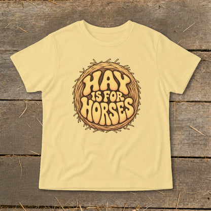 Hay Is For Horses Round Bale Infant Tee