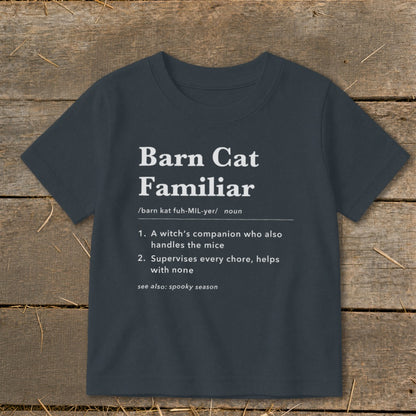 Barn Cat Familiar Definition Toddler Tee