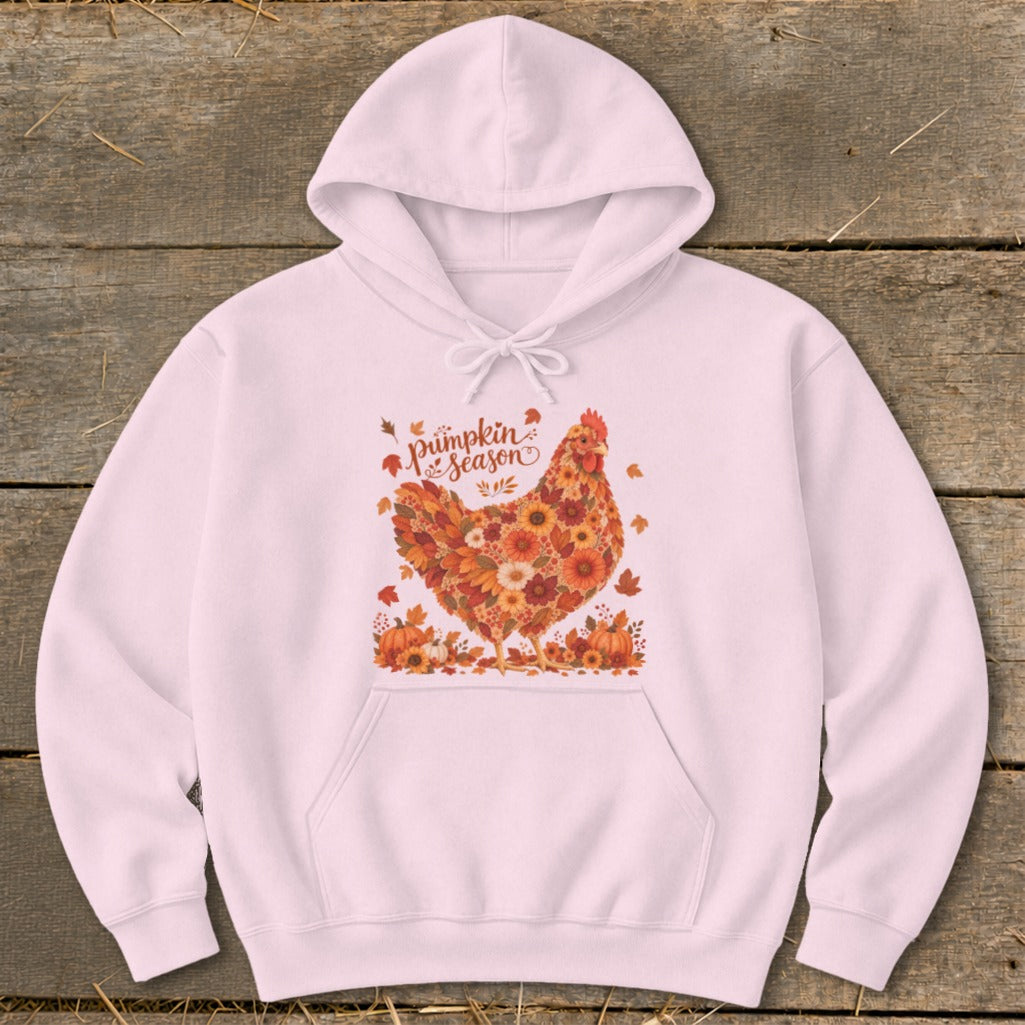 Fall Floral Chicken Hoodie