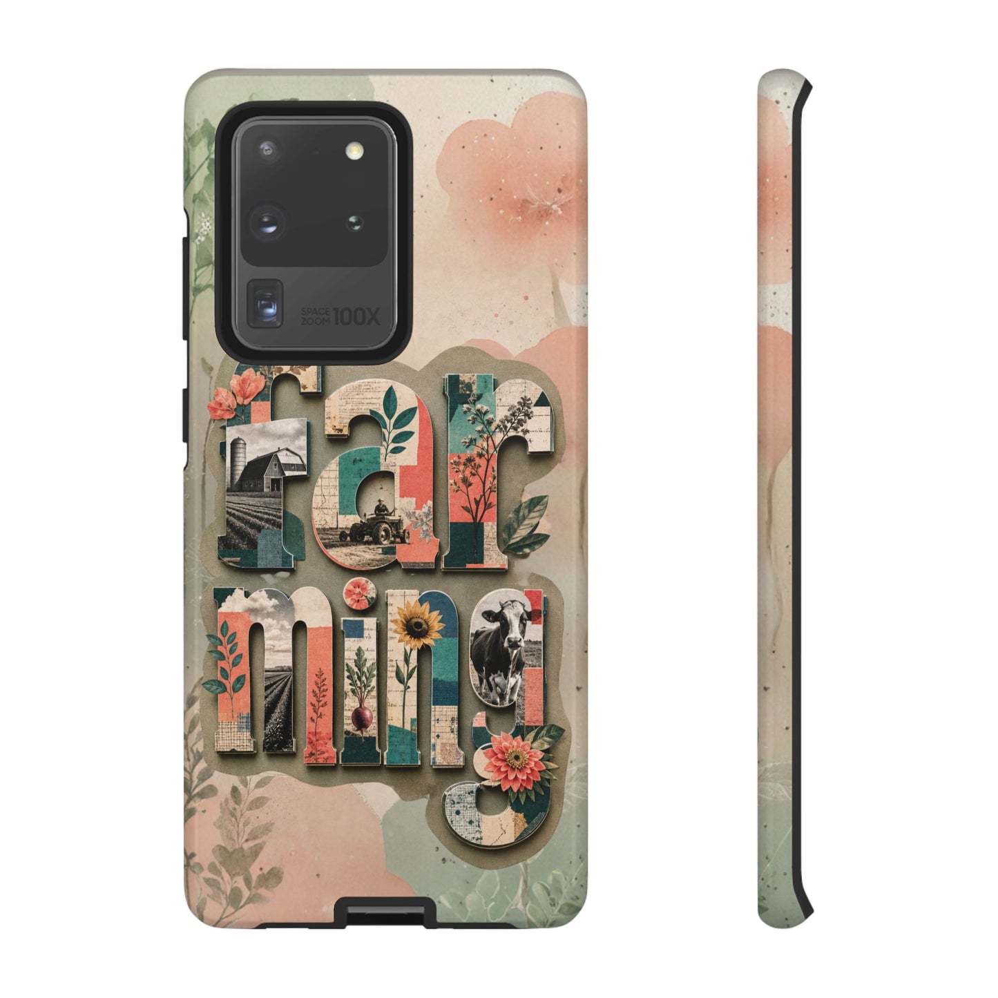 Farming Scrapbook Phone Case