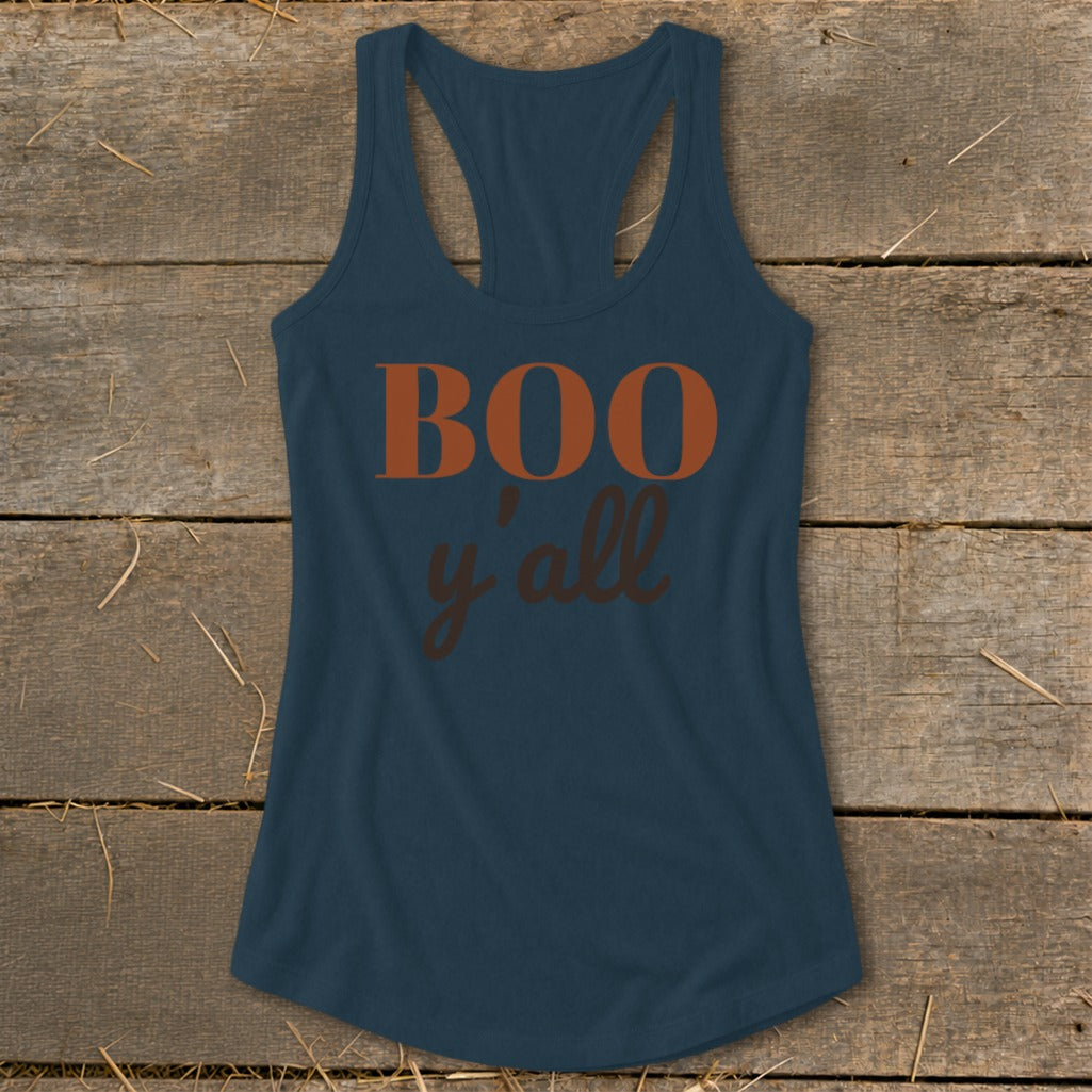 Boo Y'all Racerback Tank