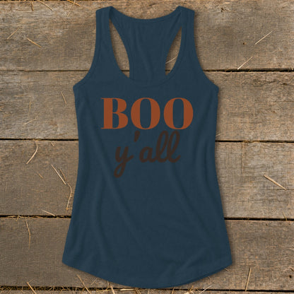 Boo Y'all Racerback Tank