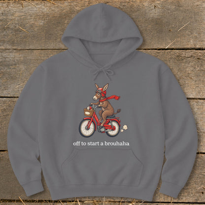 Off To Start a Brouhaha Hoodie