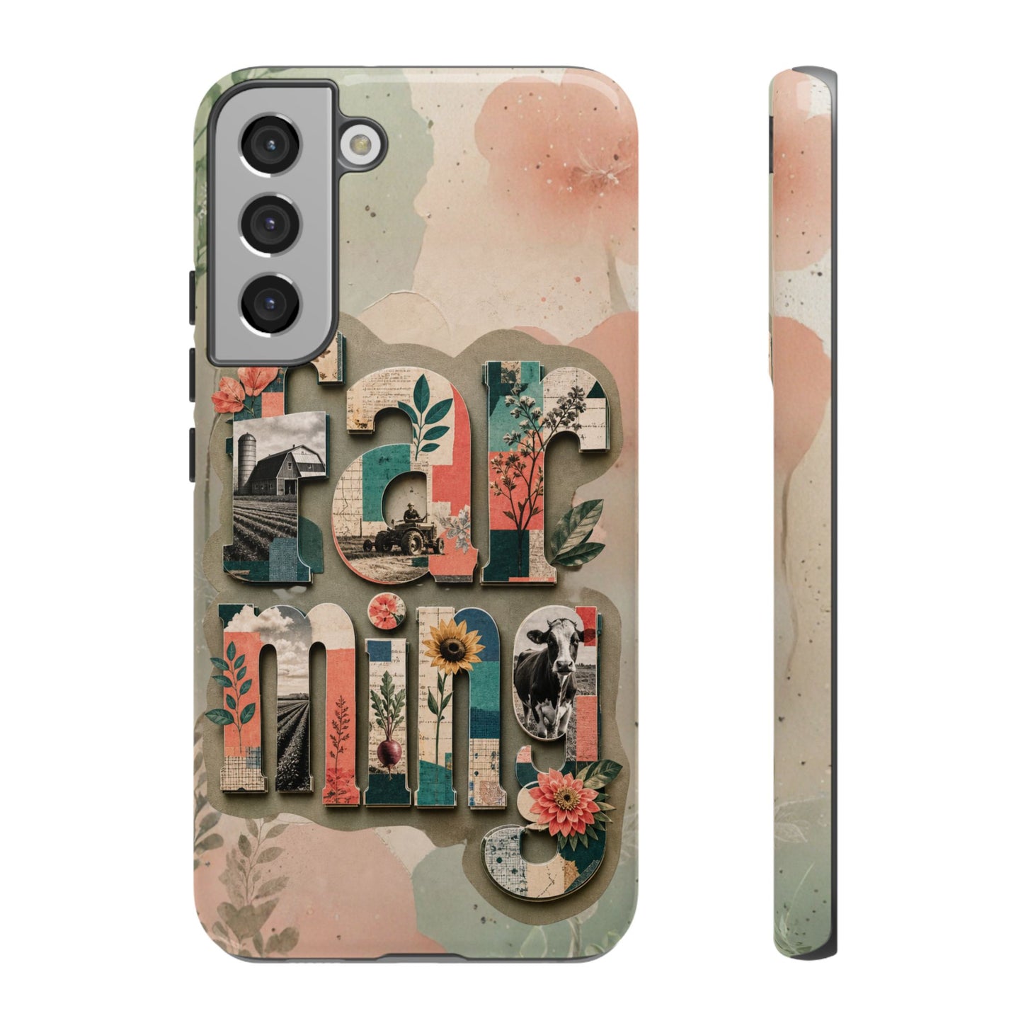 Farming Scrapbook Phone Case