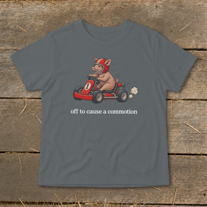 Off To Cause a Commotion Infant Tee