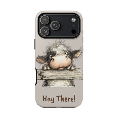 Hay There Cow Phone Case