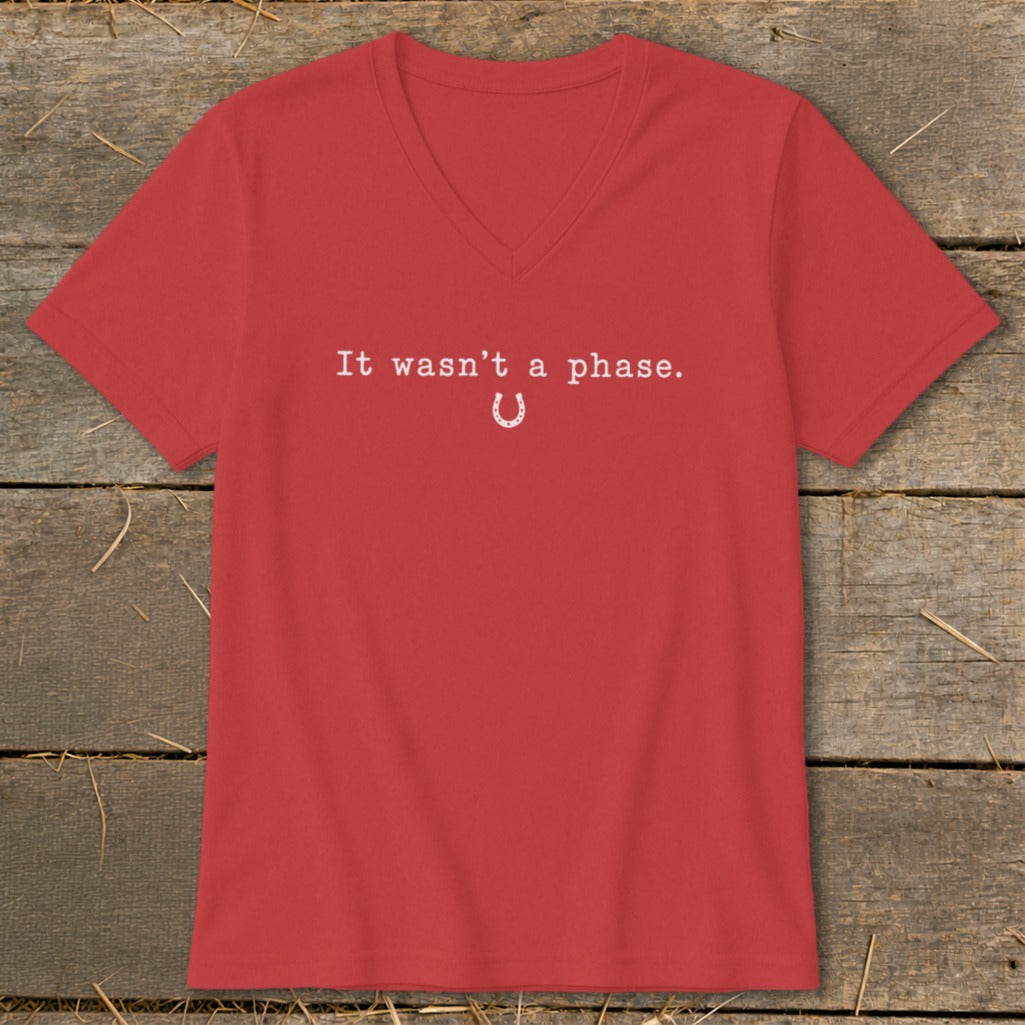 It Wasn't a Phase Horseshoe V-neck