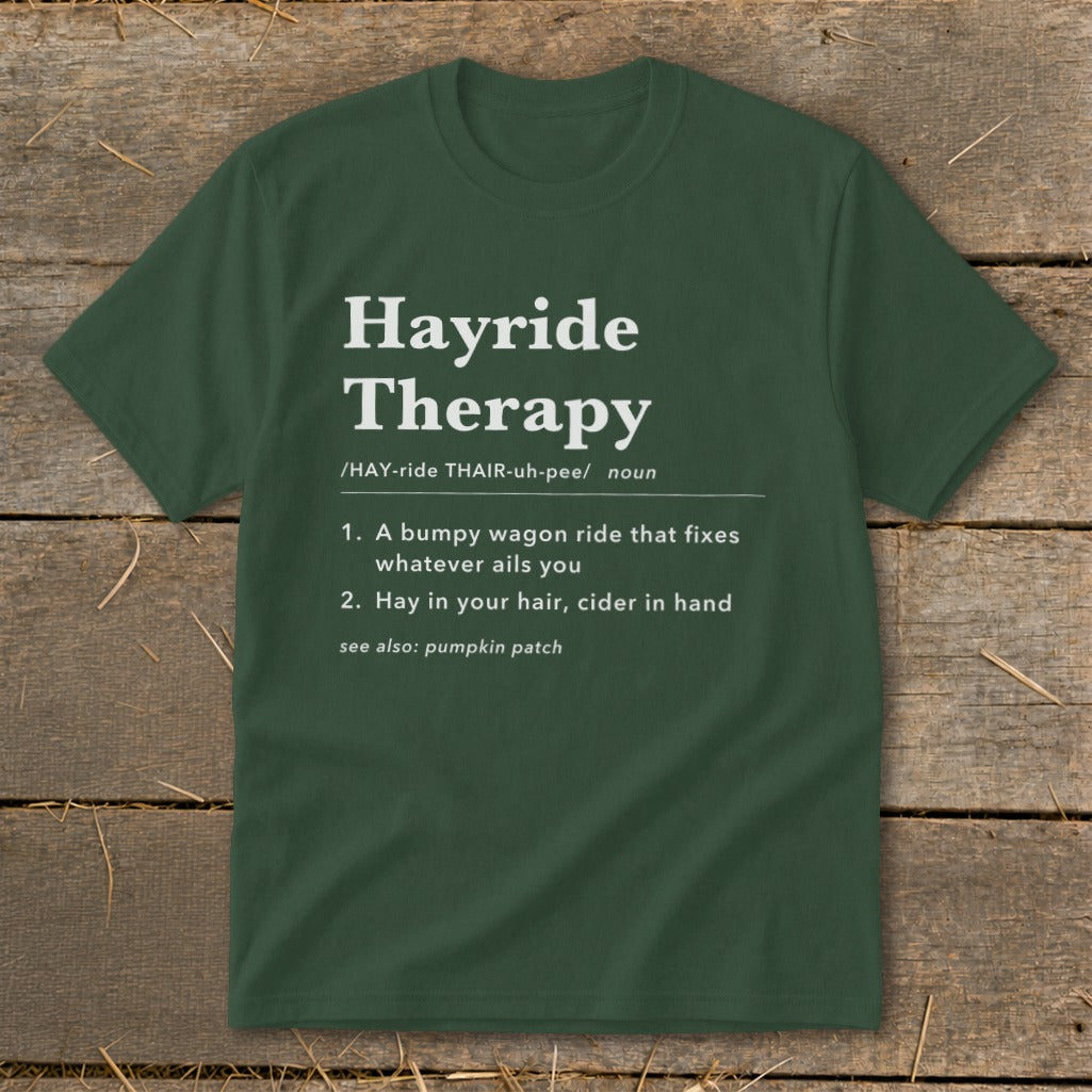 Hayride Therapy Definition Youth Tee