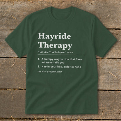 Hayride Therapy Definition Youth Tee