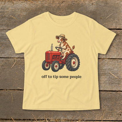 Off To Tip People Infant Tee