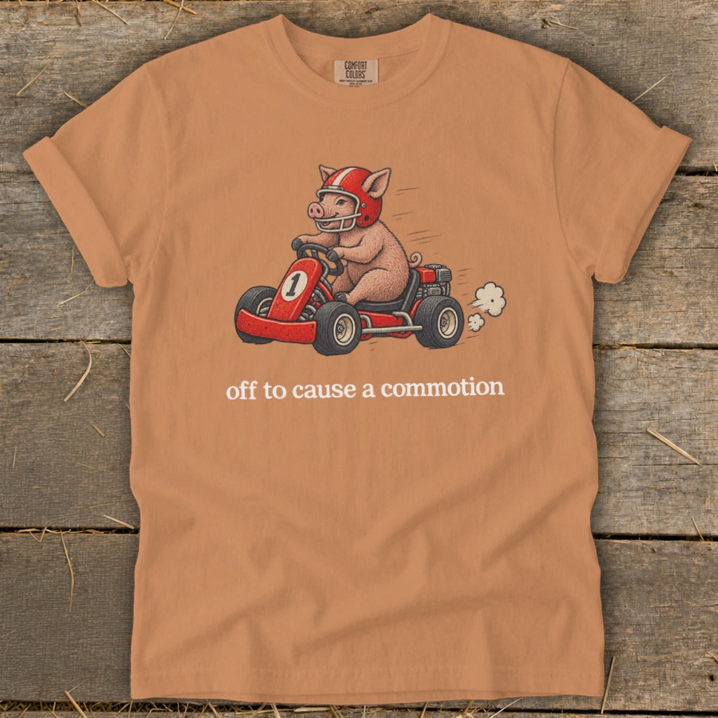 Off To Cause a Commotion Signature Tee