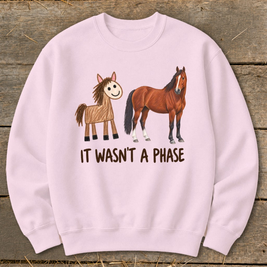 It Wasn't a Phase Drawing Sweatshirt