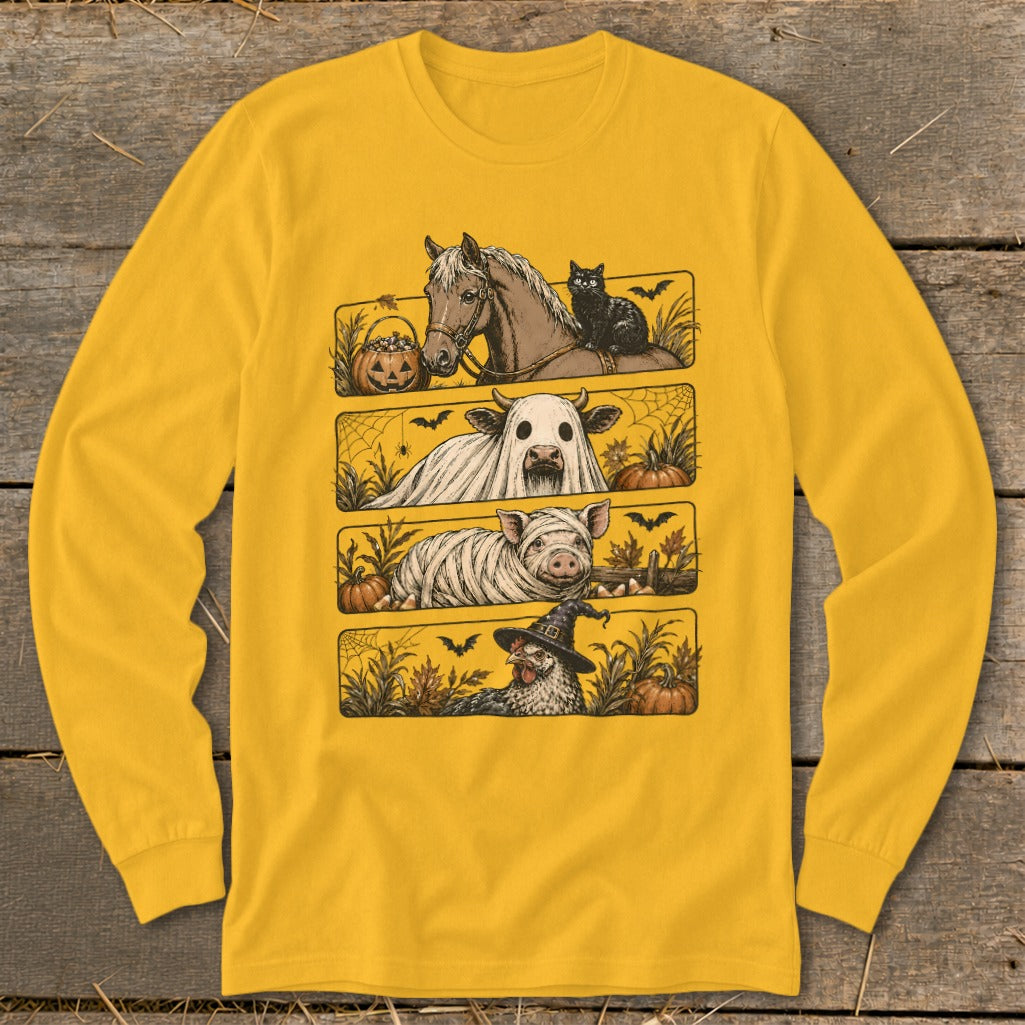 Barnyard Costume Party Long Sleeve Tee