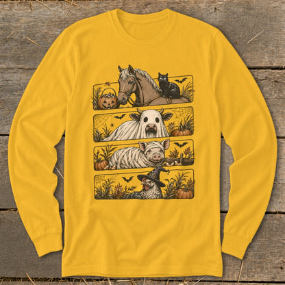 Barnyard Costume Party Long Sleeve Tee
