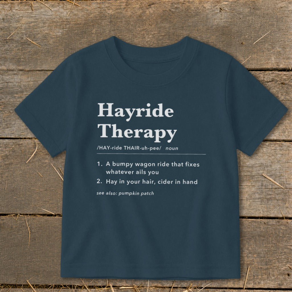 Hayride Therapy Definition Toddler Tee