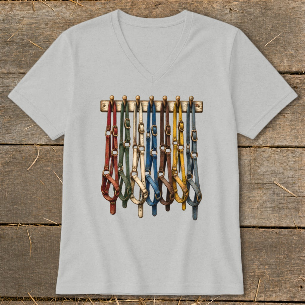 Halter Wall V-neck