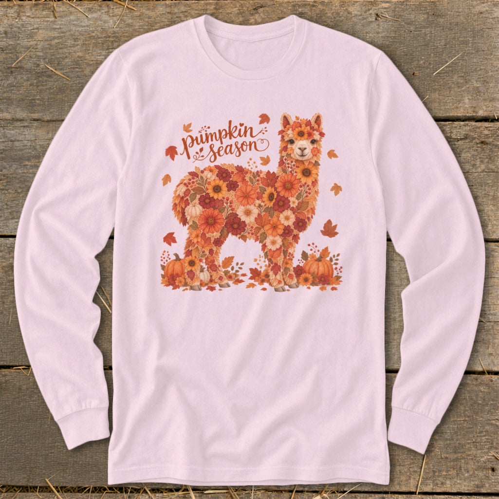 Fall Floral Alpaca Long Sleeve Tee