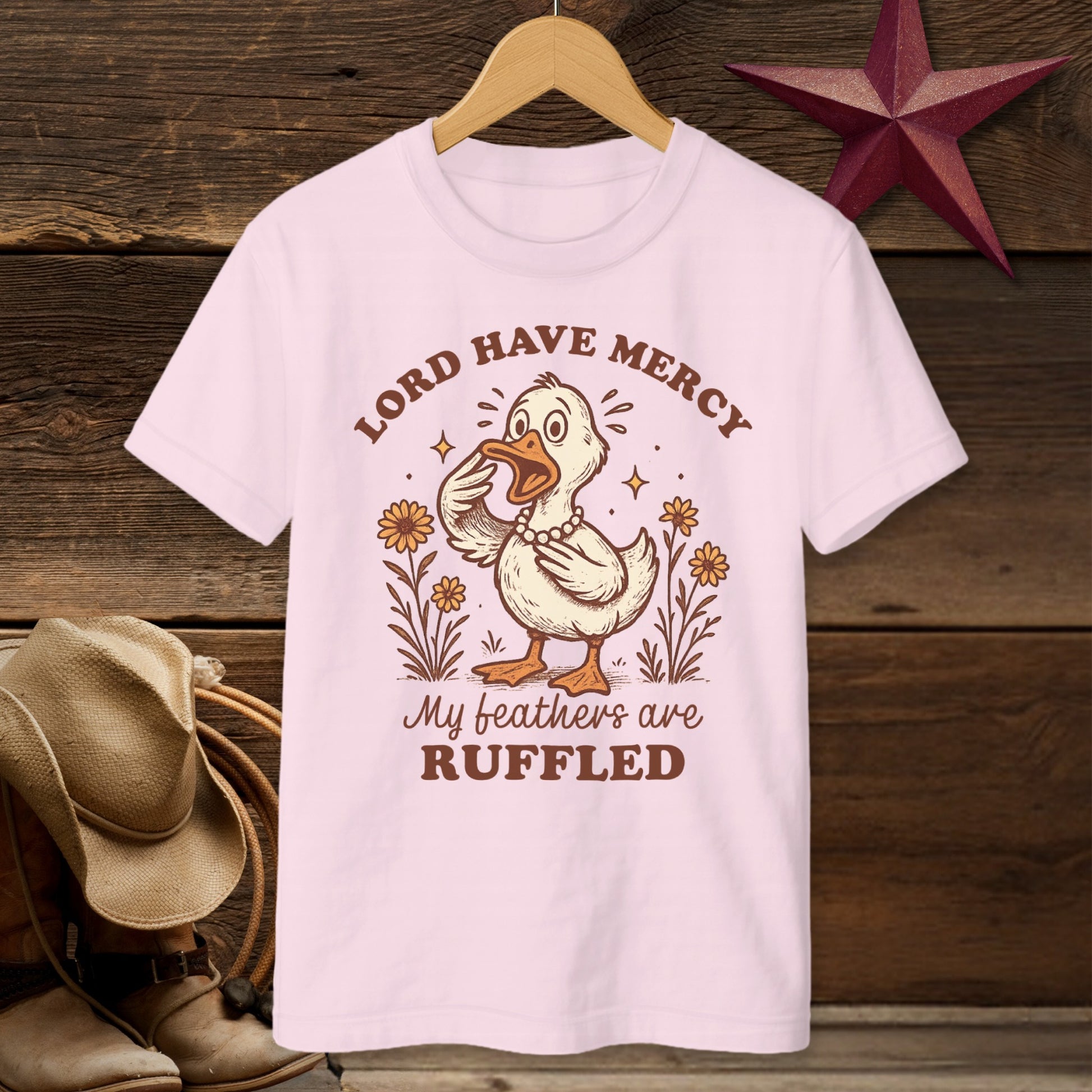 Lord Have Mercy My Feathers Are Ruffled T-shirt