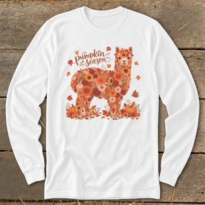 Fall Floral Alpaca Long Sleeve Tee