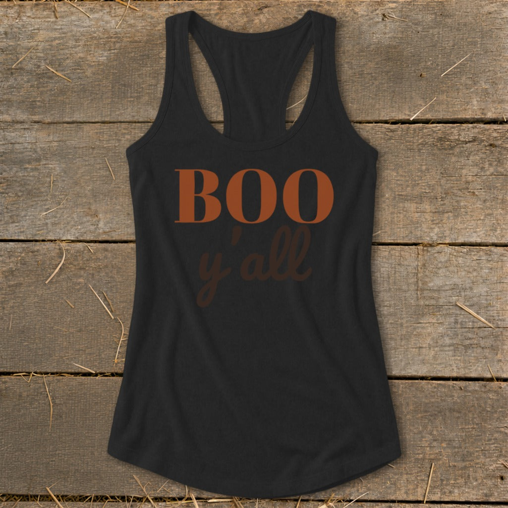 Boo Y'all Racerback Tank