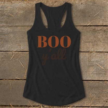 Boo Y'all Racerback Tank