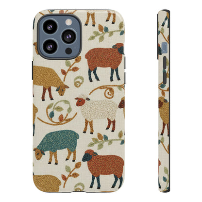 Folksy Sheep Phone Case