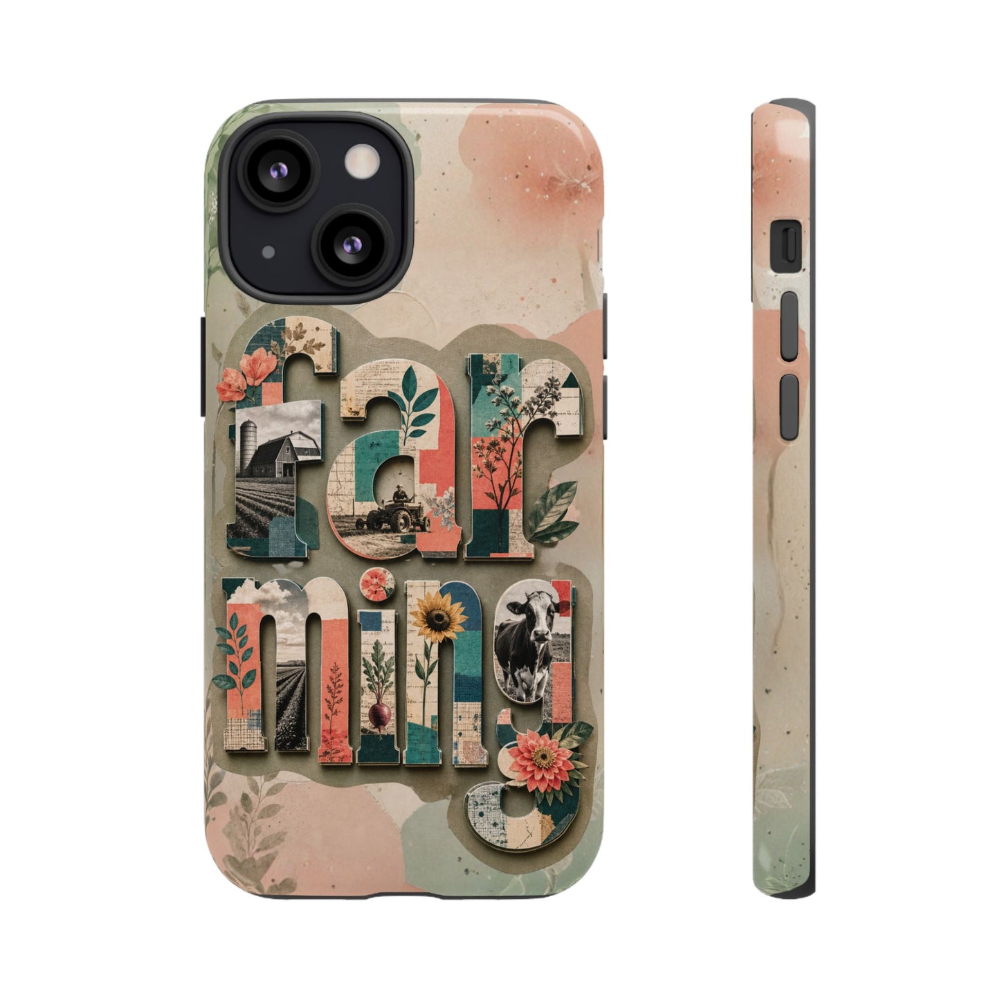 Farming Scrapbook Phone Case