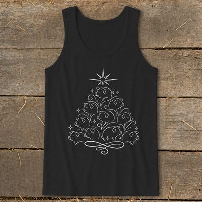 Elegant Pig Tree Tank Top