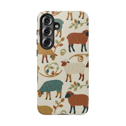 Folksy Sheep Phone Case