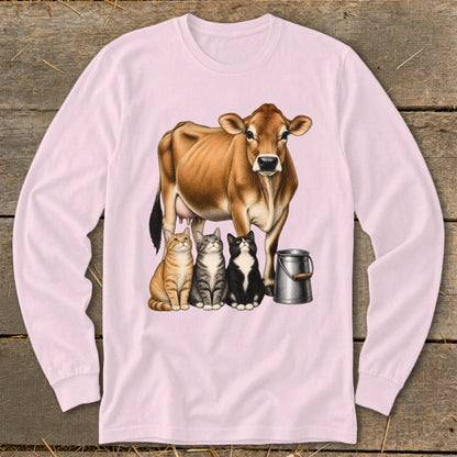 Milking Time Committee Long Sleeve Tee