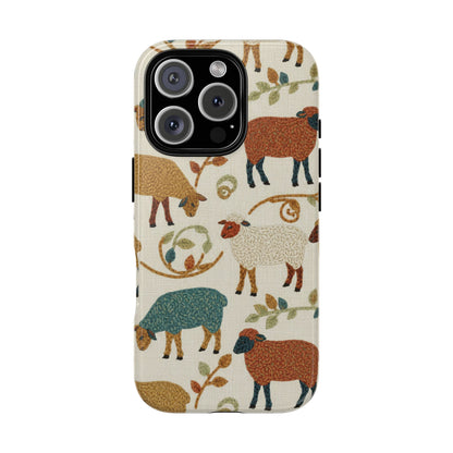 Folksy Sheep Phone Case