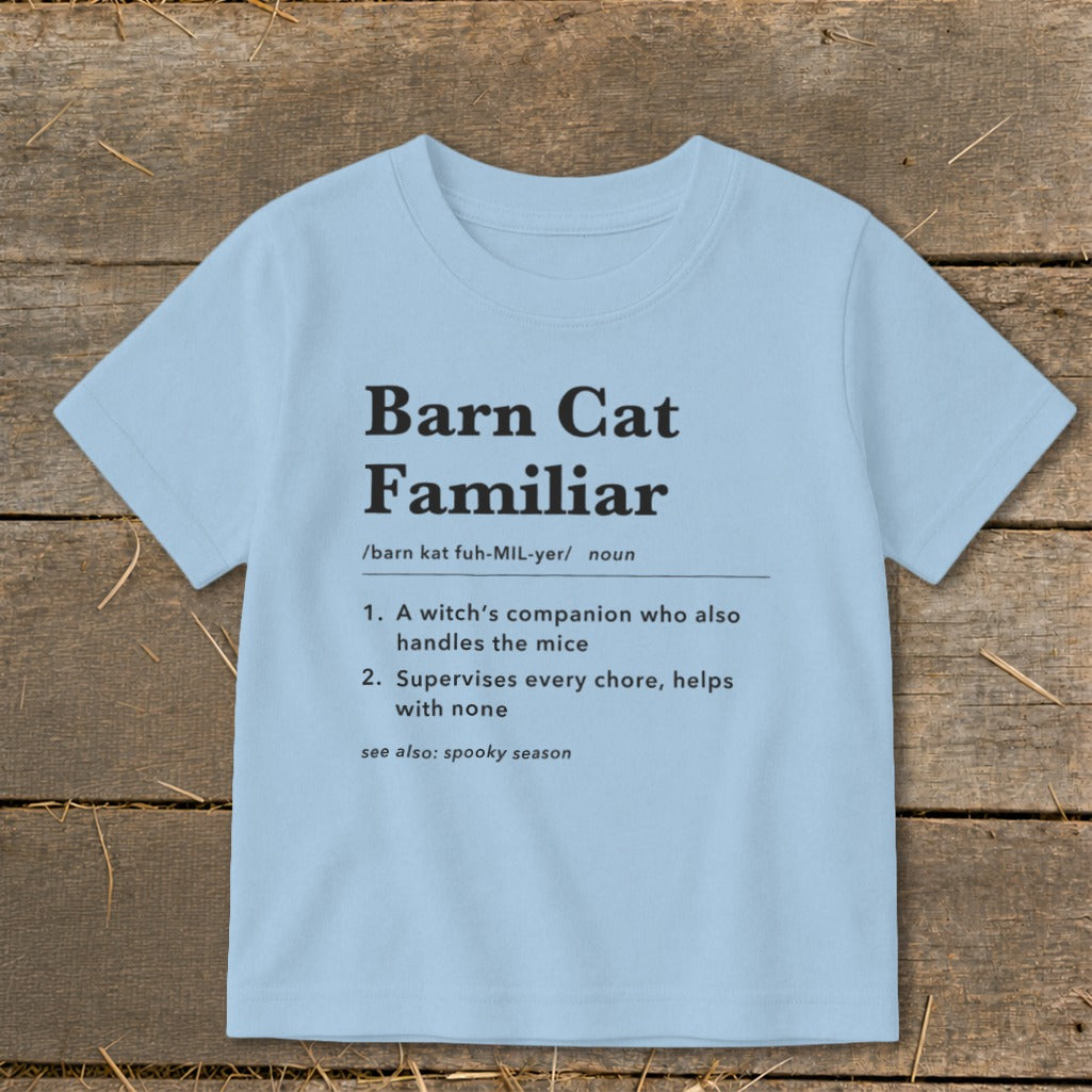 Barn Cat Familiar Definition Toddler Tee
